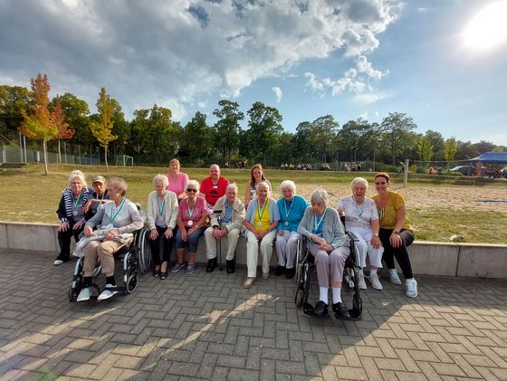 Immanuel Seniorenzentrum Elstal beim Havelländischen Seniorensportfest Gruppenbild Immanuel Seniorenzentrum Elstal beim Havelländischen Seniorensportfest